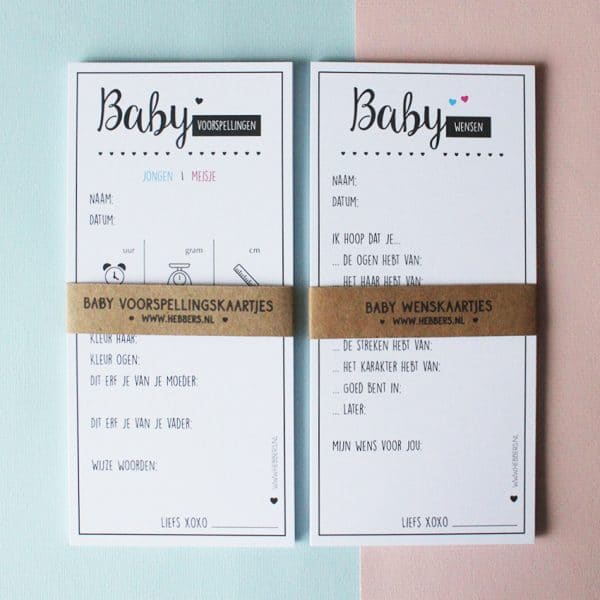 BABY SET | Wens- & voorspellingskaarten