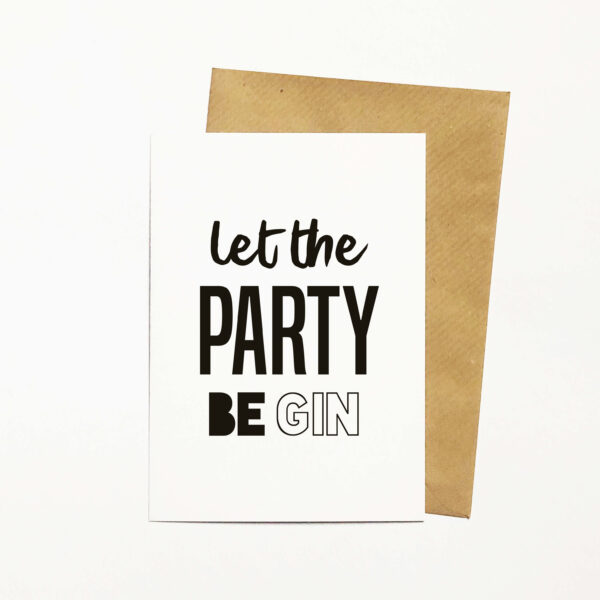 Kaart - Party beGIN