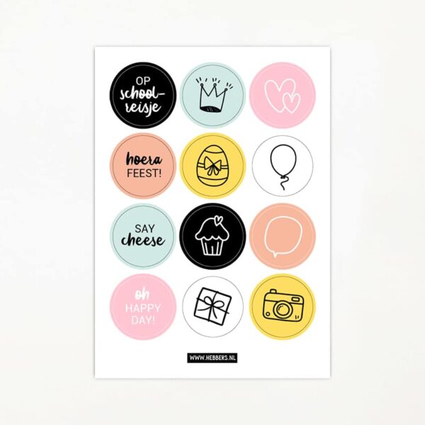 Stickervel - Schoolfotoboek