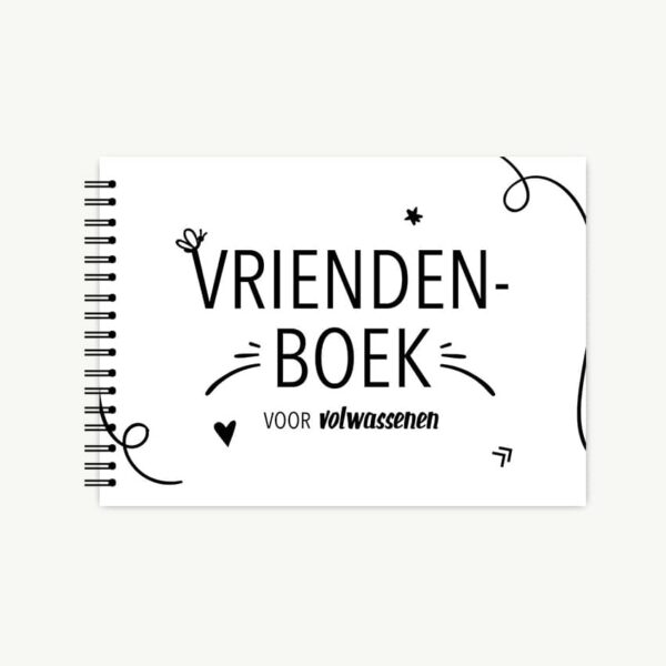 Vriendenboek voor volwassenen
