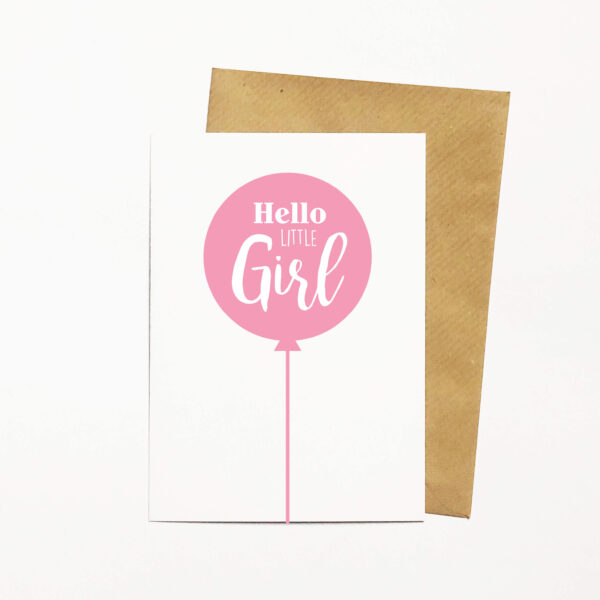 Kaart - Hello little girl