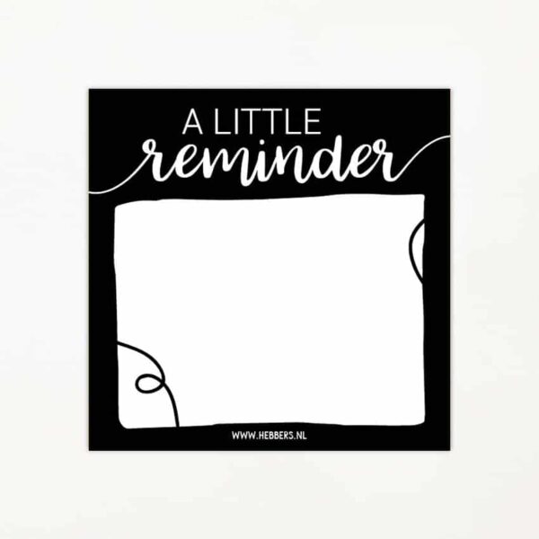 Notitieblok - Little reminder