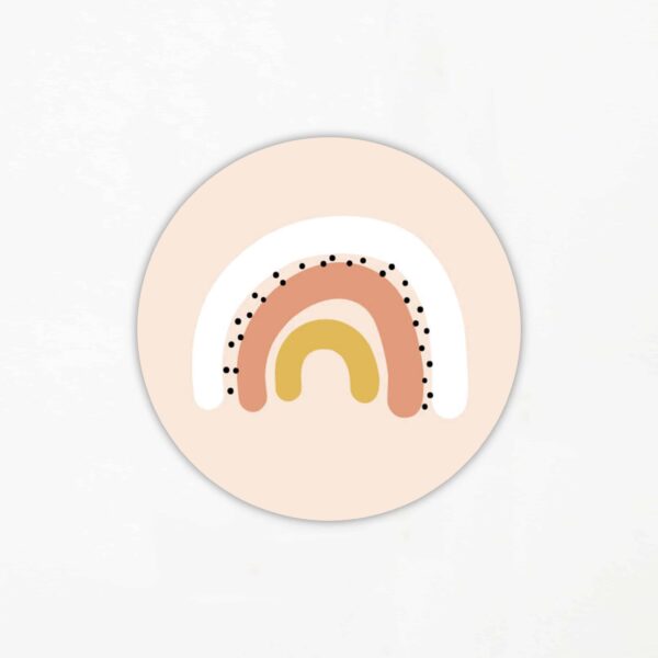 Sticker | Regenboog (5 stuks)