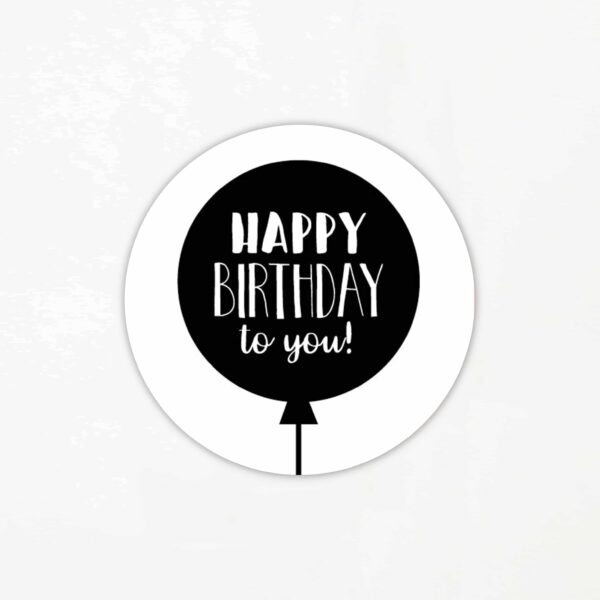 Sticker | Happy Birthday (5 stuks)