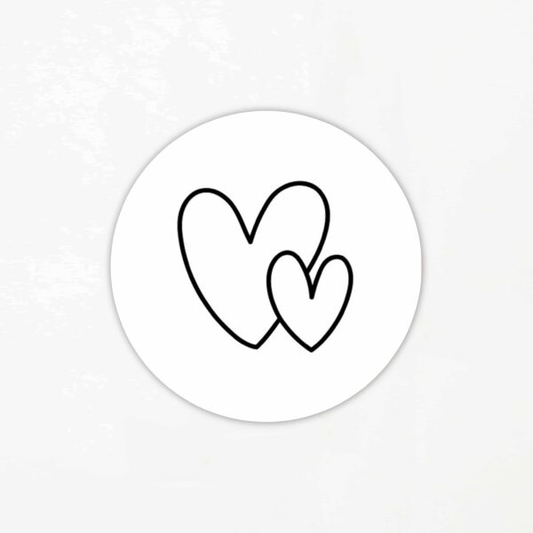 Sticker | Hartjes (5 stuks)