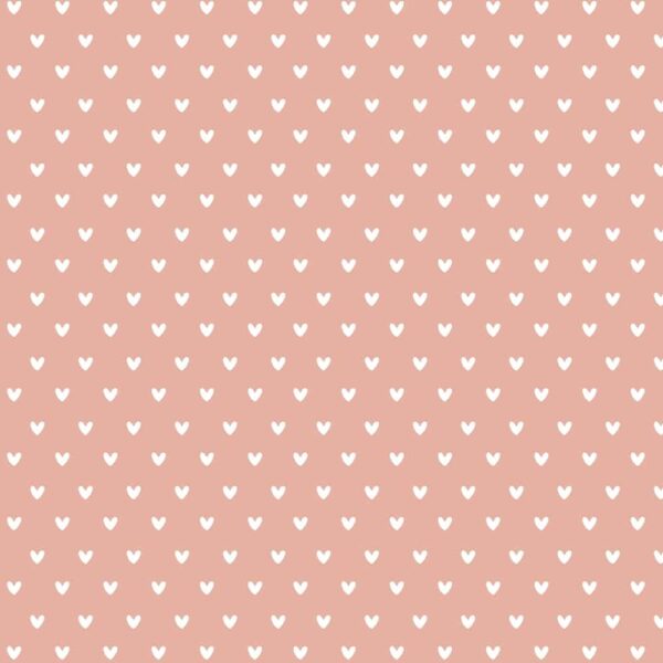 Inpakpapier inpakvel roze hartjes Hebbers