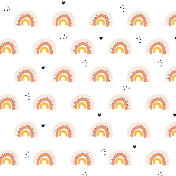 Inpakpapier inpakvel regenboog Hebbers