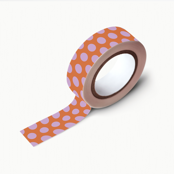 LOVE: Washitape - Stippen paars