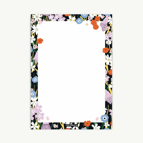 Indian Summer | Notitieblok - Bloemen