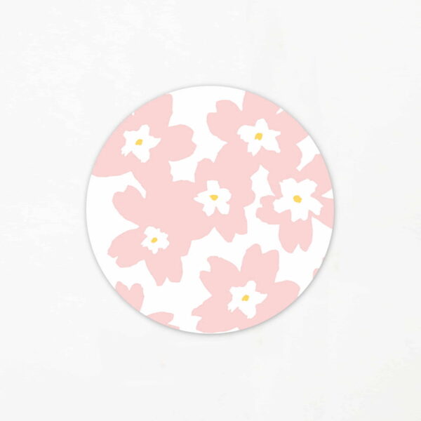 Indian Summer | Sticker - Bloem roze (5 stuks)